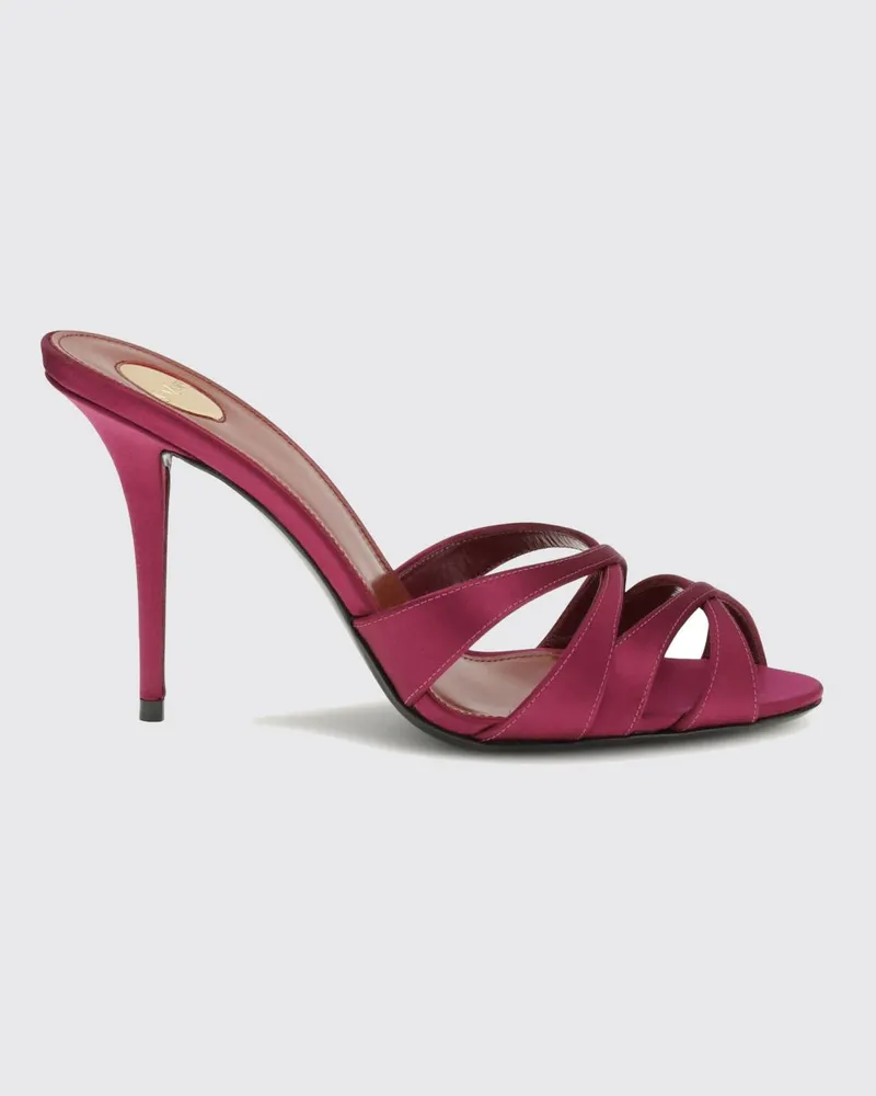 Saint Laurent Schuhe damen Burgunderrot