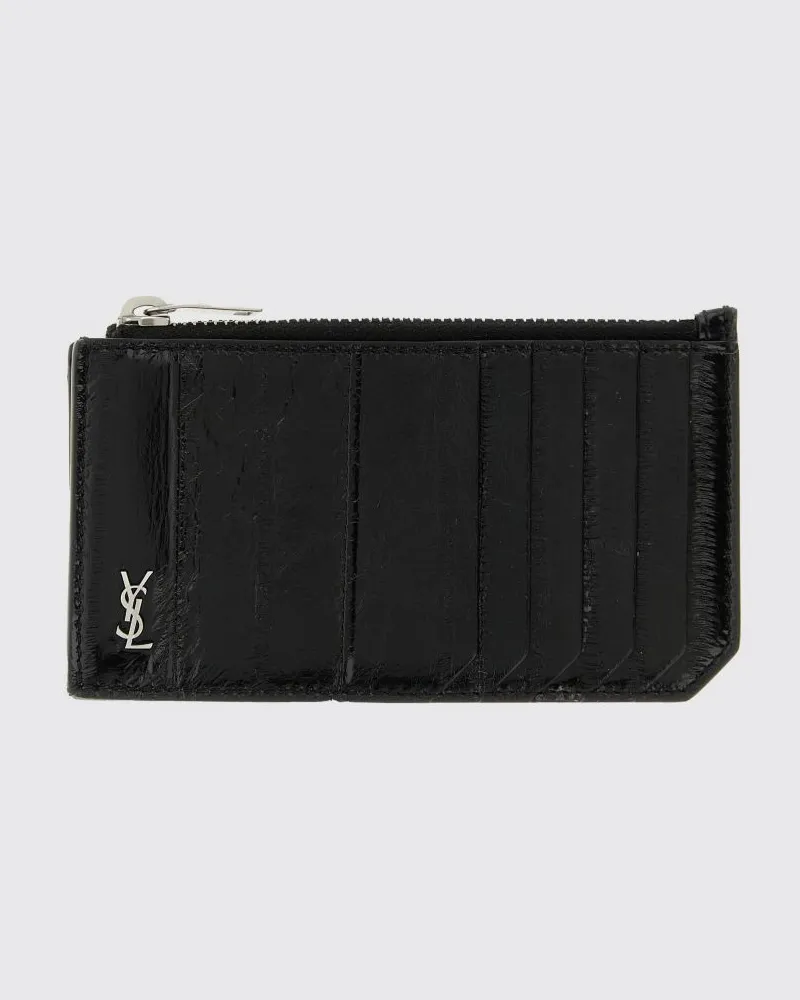 Saint Laurent Portemonnaie herren Schwarz