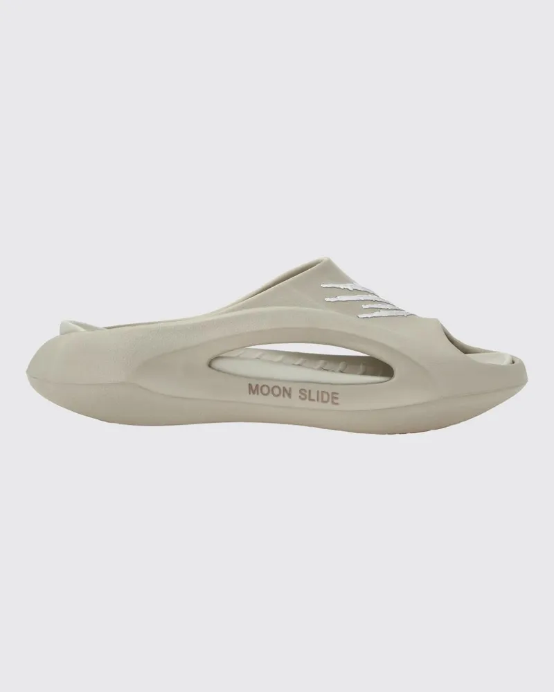 Philipp Plein Sliders aus Gummi Beige