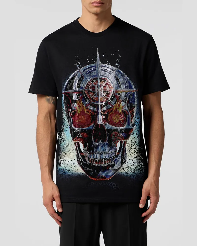 Philipp Plein Skull T-Shirt Schwarz