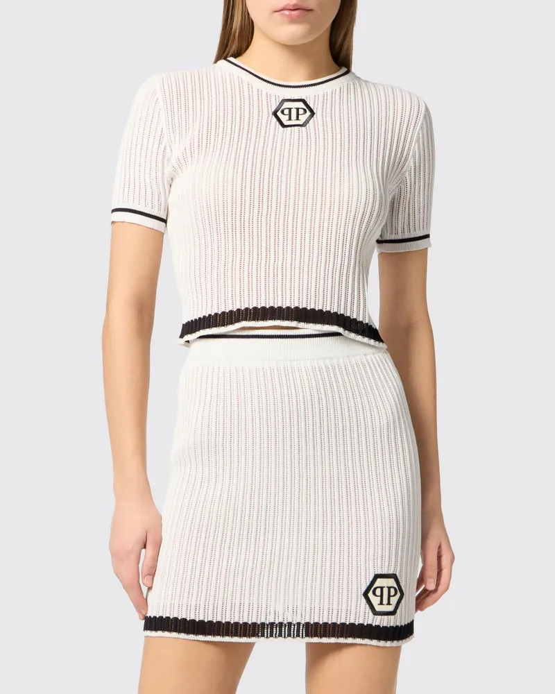 Philipp Plein Pullover damen Weiß