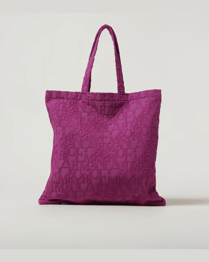 Emporio Armani Schultertasche damen Violett