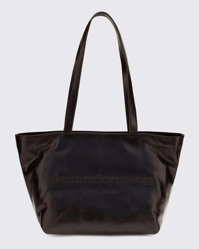 Alexander Wang Punch Schultertasche aus Rindsleder mit doppeltem Henkel Rot