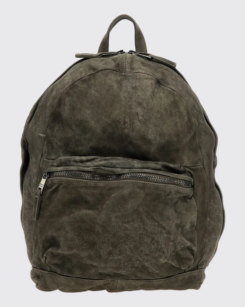 Giorgio Brato Rucksack aus Lammleder Grau