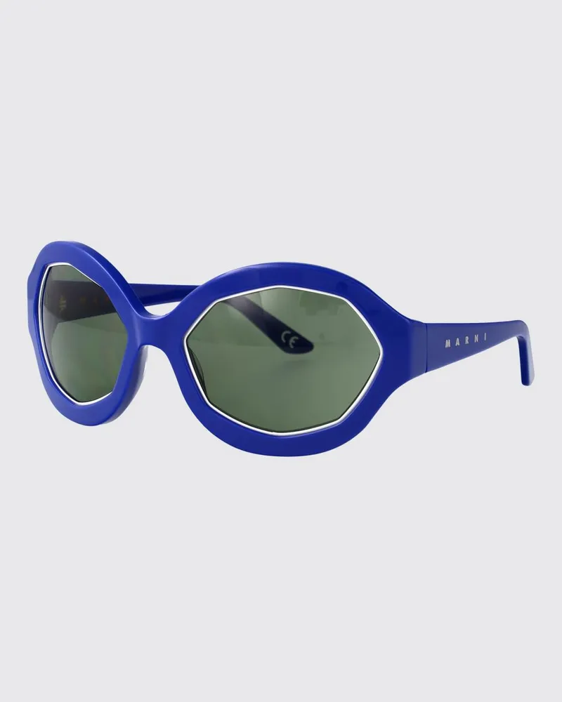 Marni Cumulus Cloud Sonnenbrille aus Acetat Blau