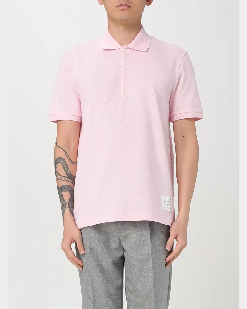 Thom Browne Polo herren Pink