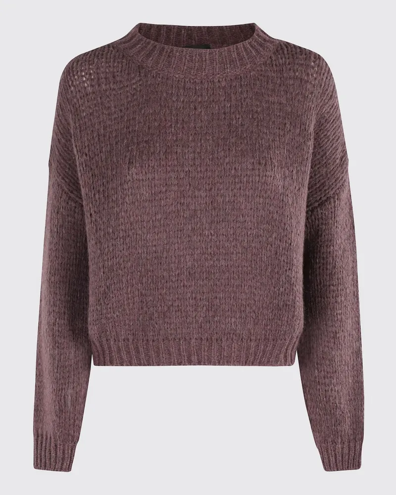 Roberto Collina Pullover damen Burgunderrot