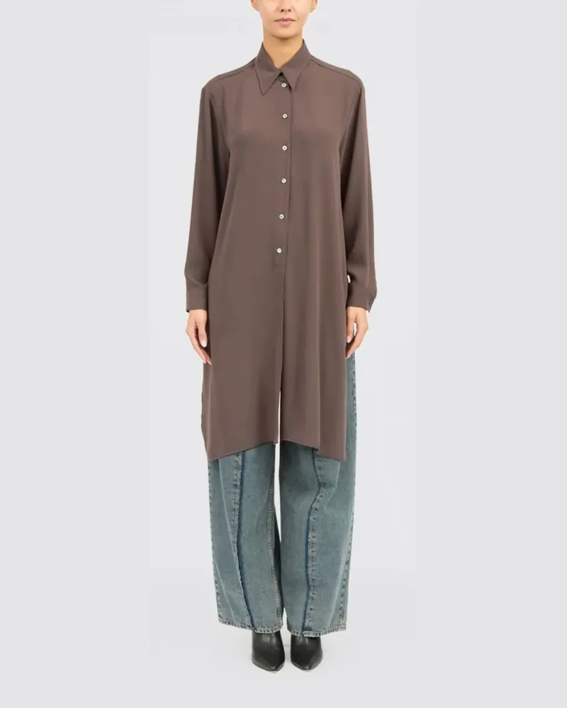 Maison Margiela Hemdbluse damen Braun