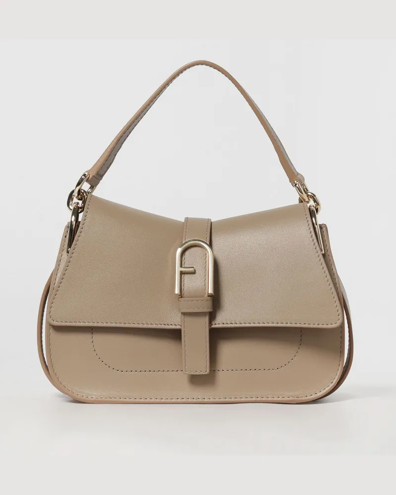 Furla Schultertasche damen Taubengrau