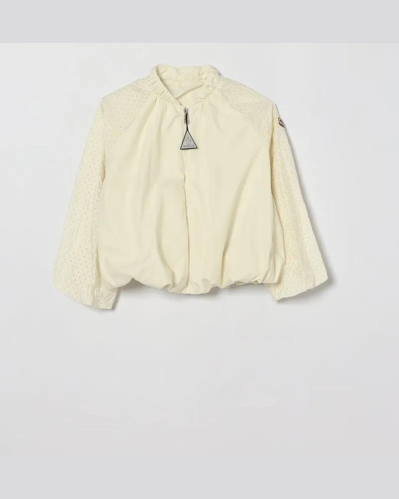 Moncler Jacke aus Baumwollmischung mit Sangallo-Details von Yellow