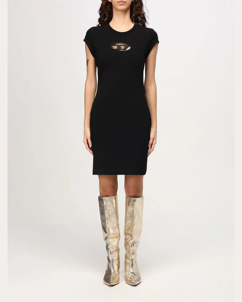 Diesel Kleider damen Schwarz
