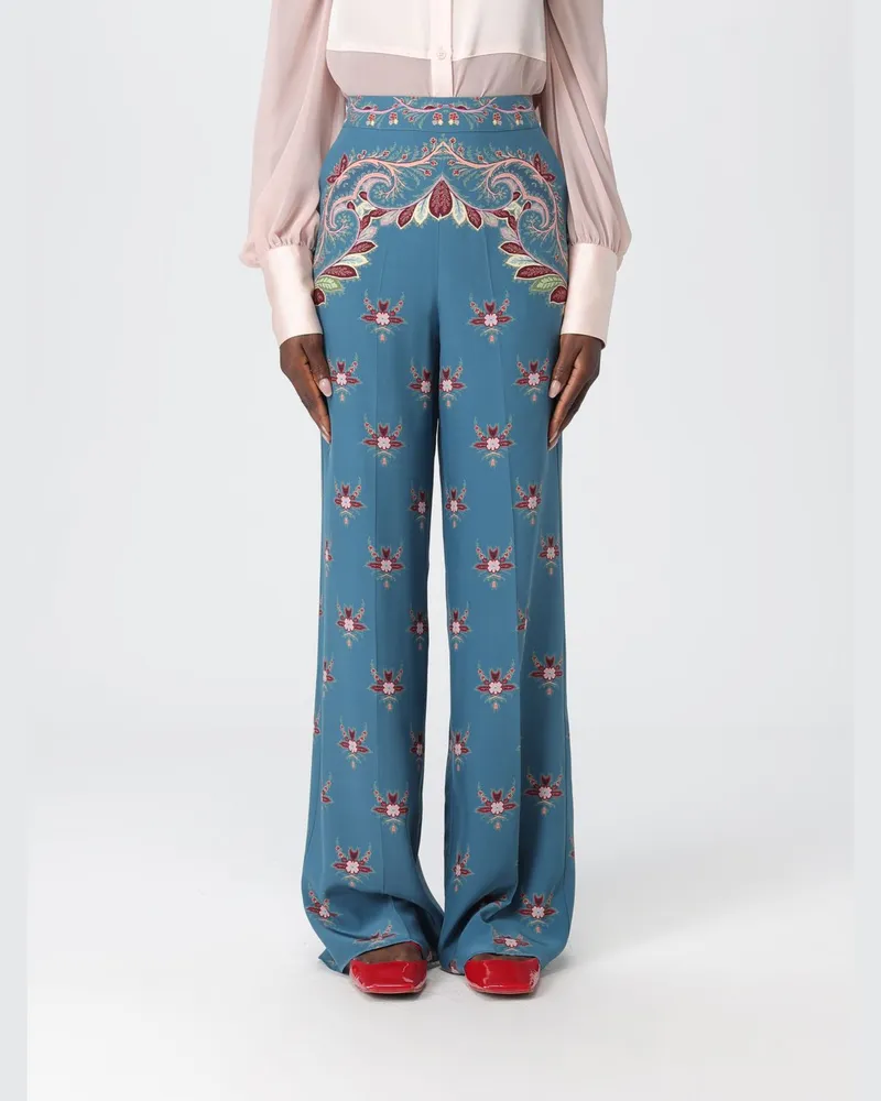 Etro Hose damen Blau