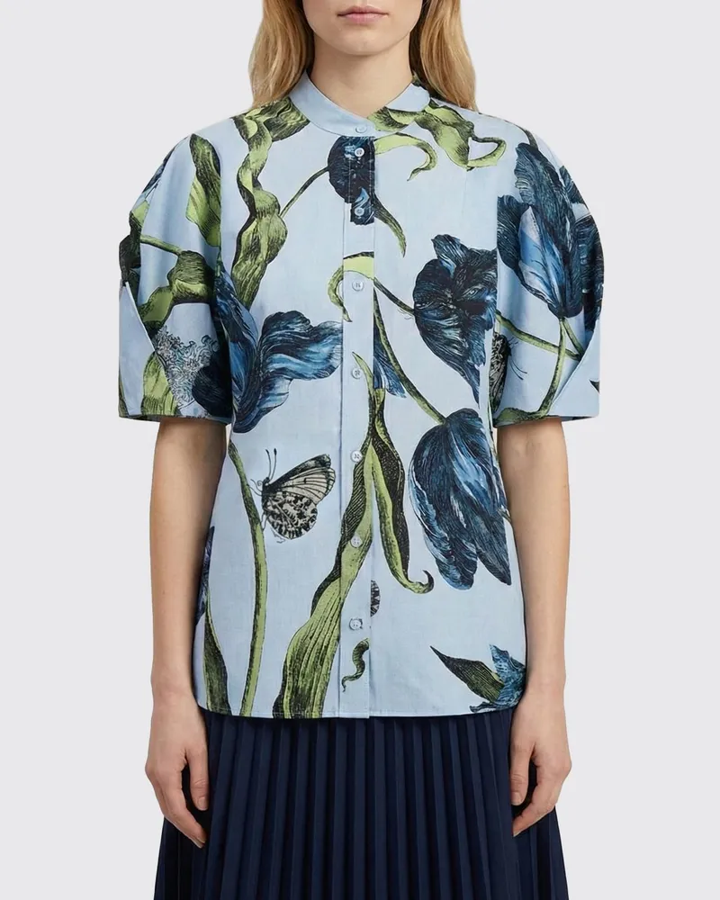 Erdem Hemdbluse damen Hellblau