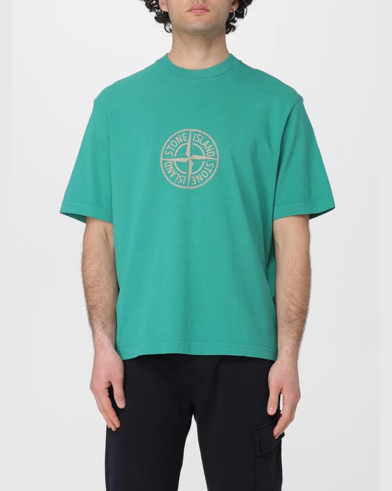 Stone Island T-shirt herren Grün
