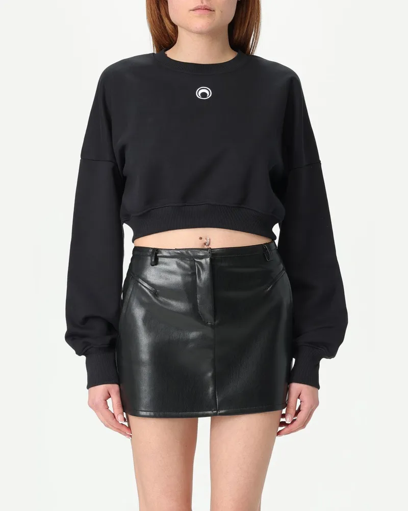 Marine Serre Sweatshirt damen Schwarz