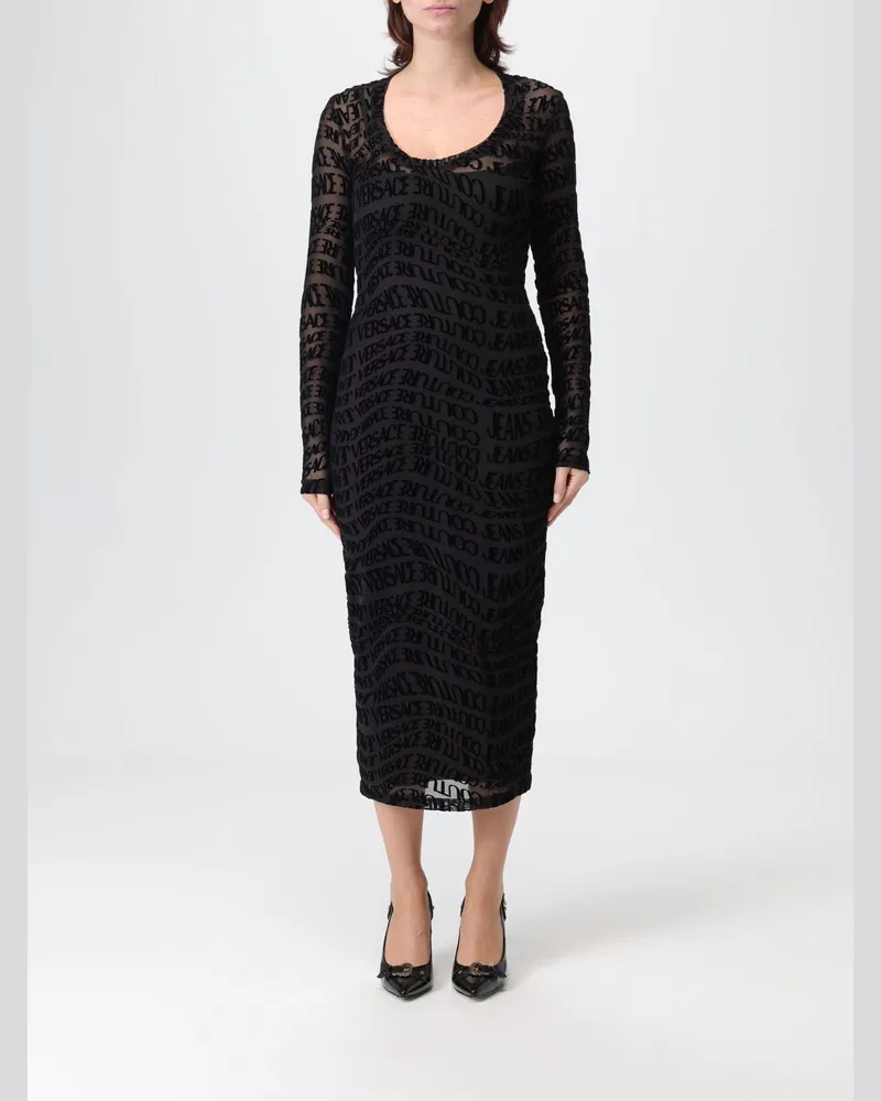 Versace Jeans Kleider damen Schwarz