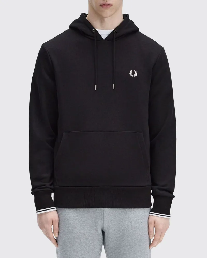 Fred Perry Sweatshirt herren Schwarz