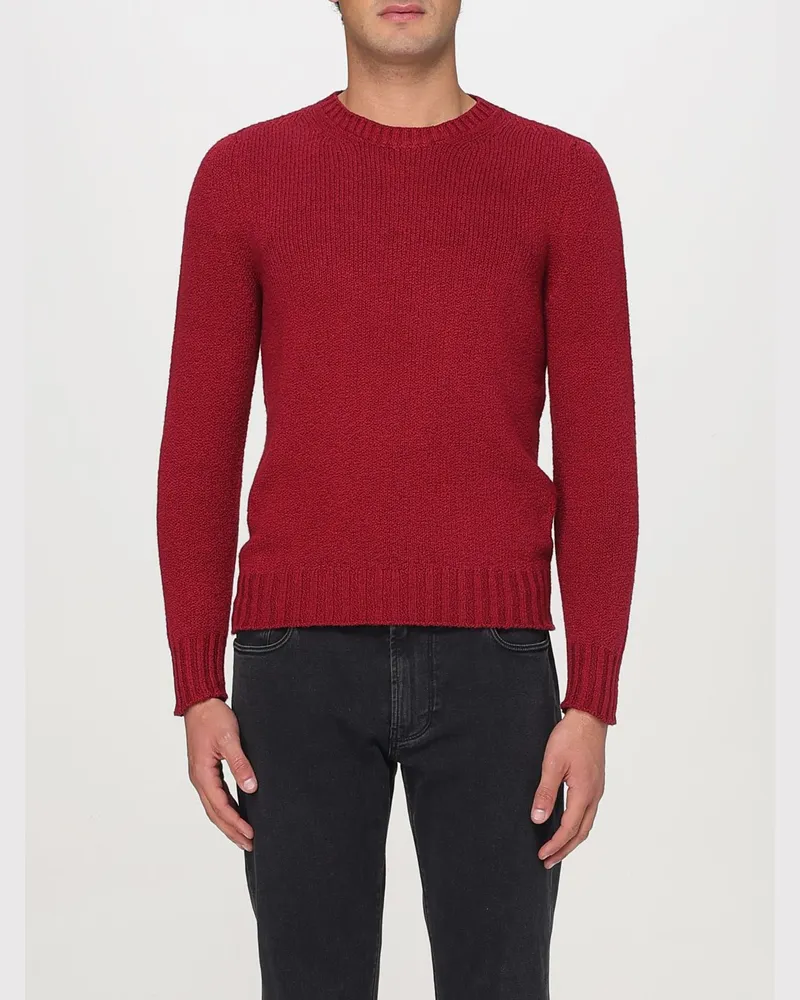 Drumohr  Pullover herren Burgunderrot