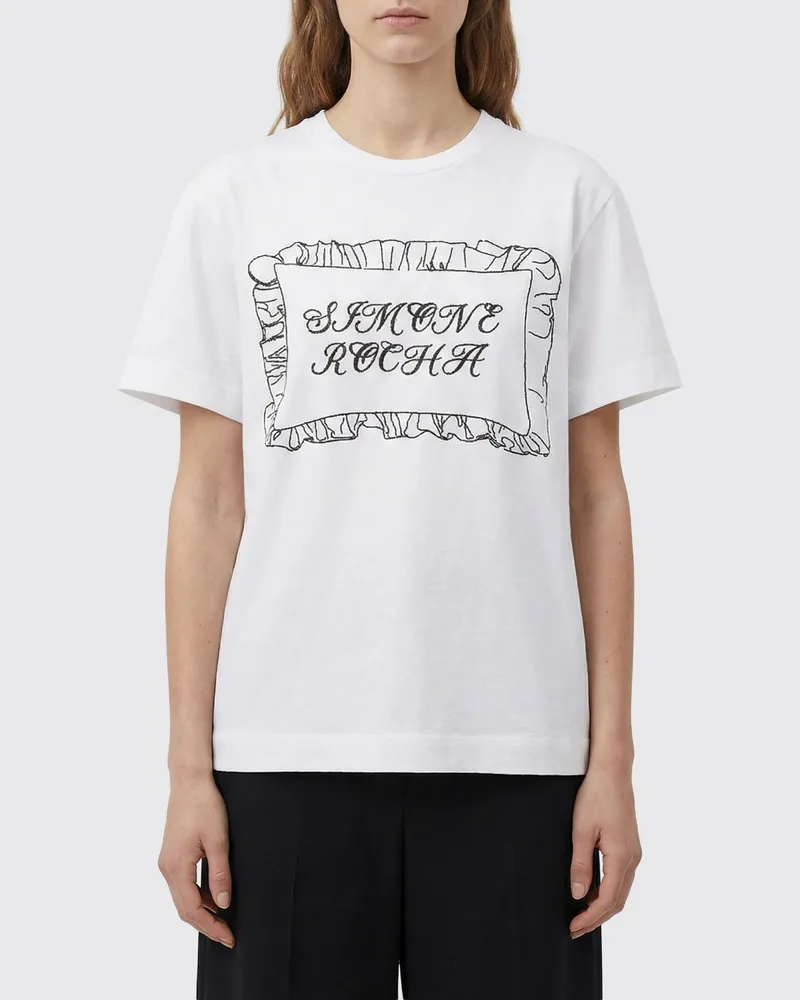 Simone Rocha T-shirt damen Weiß
