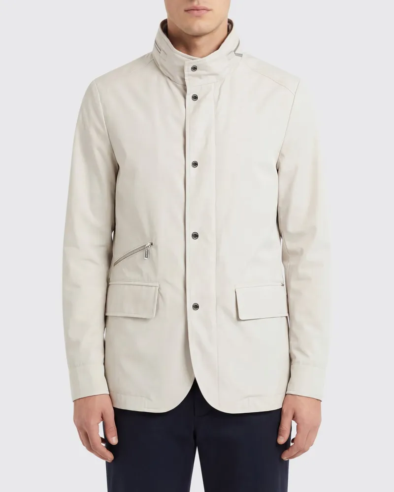 MOORER Jacke herren Ivory