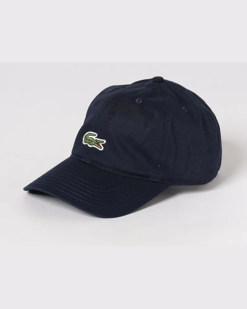 Lacoste Baseballkappe aus Baumwolle mit Logo Blau