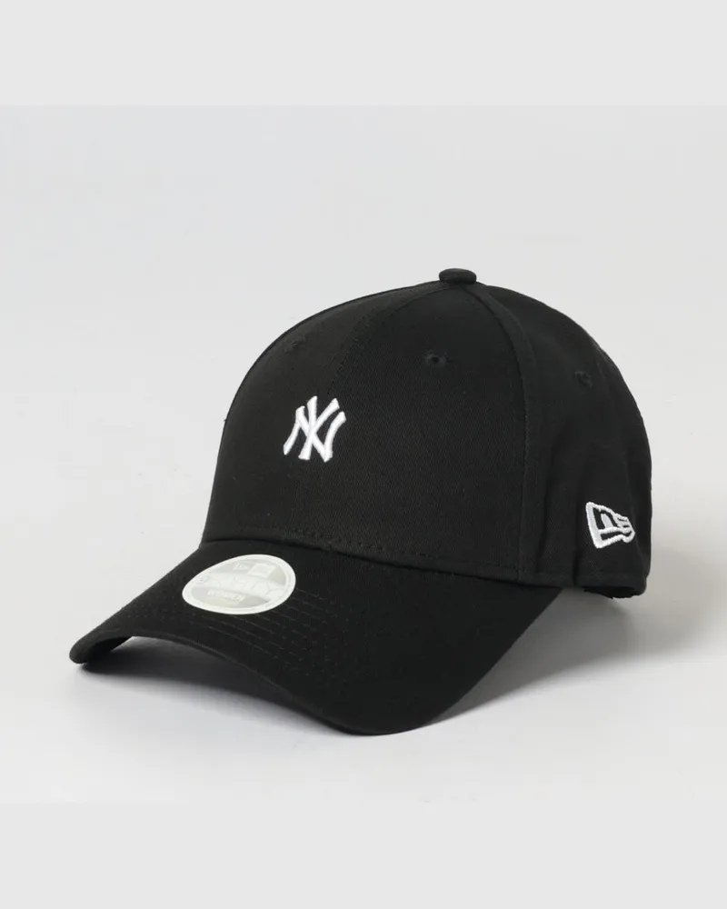 New Era 9Twenty New York Yankees MLB Mini Logo Baumwollkappe mit gesticktem Logo Schwarz