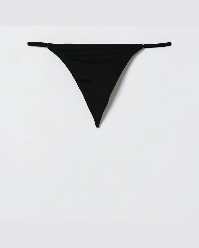 Diesel Tanga mit Oval D Detail Schwarz