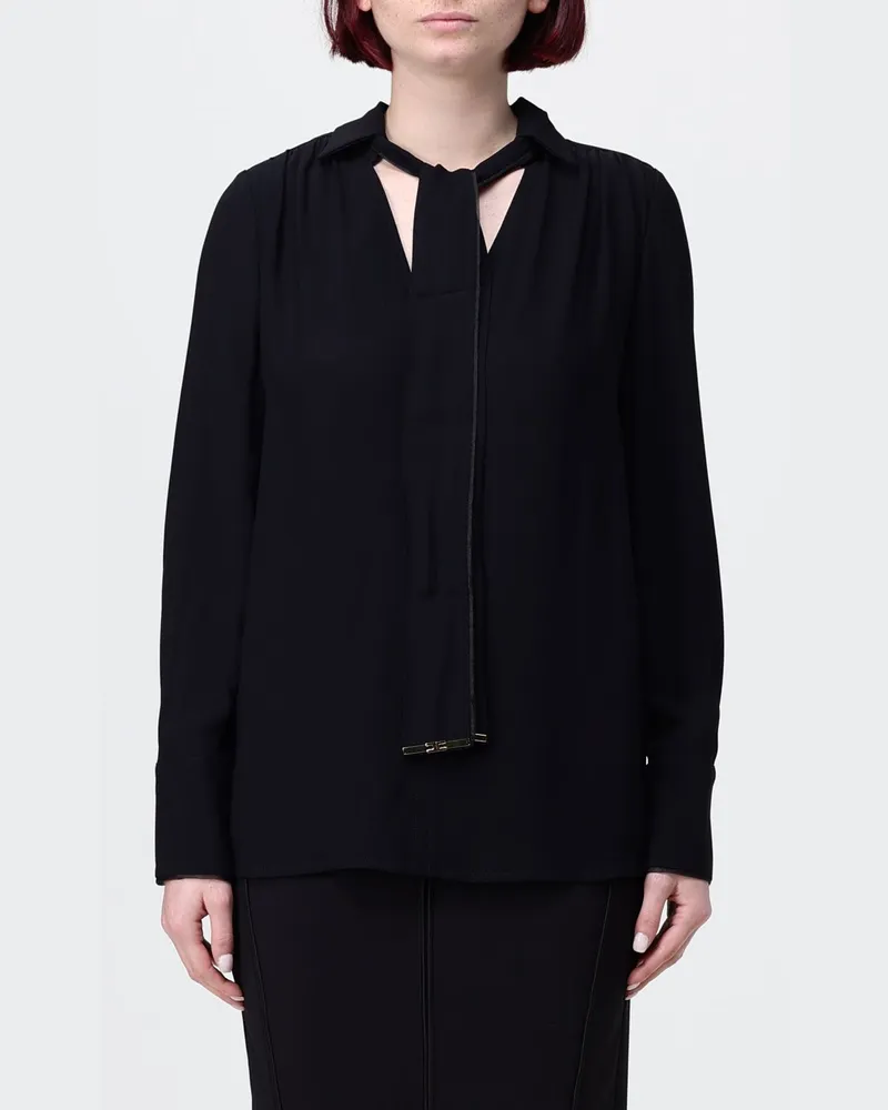 Elisabetta Franchi Hemdbluse damen Schwarz