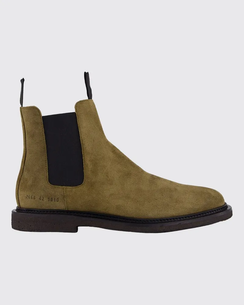 Common Projects Wildleder-Stiefelette Olive