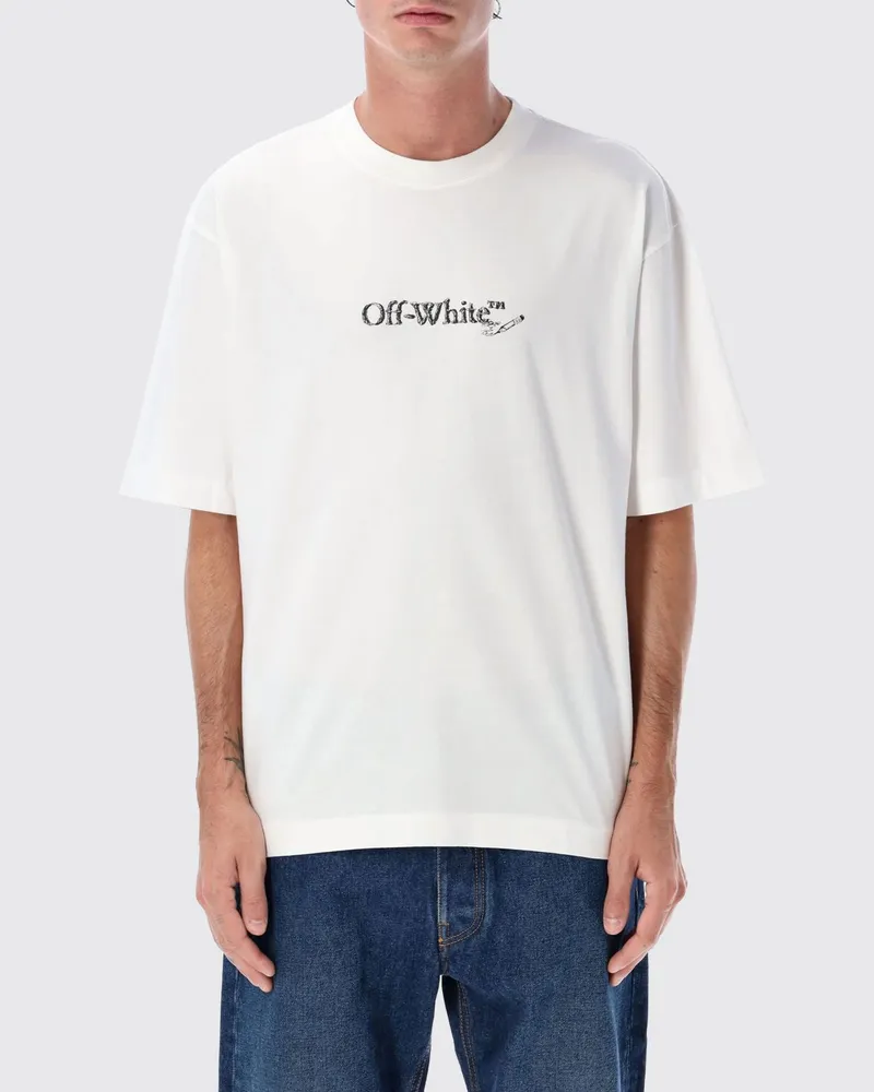 OFF-WHITE T-shirt herren Weiß