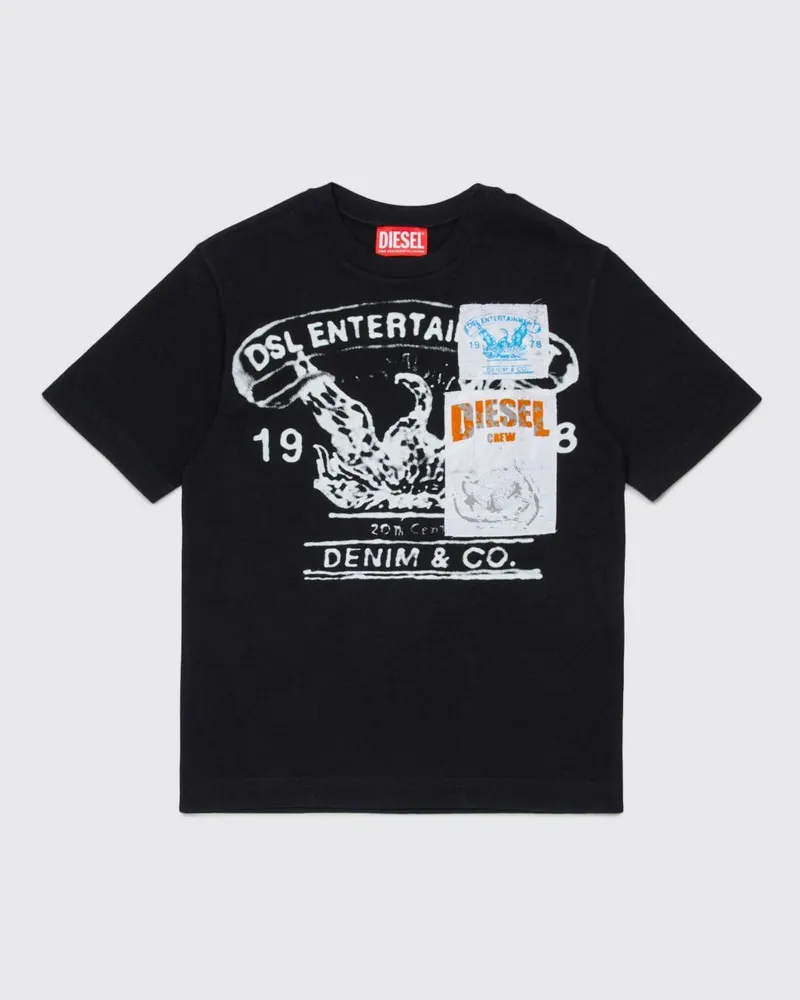 Diesel Pullover kinder Schwarz