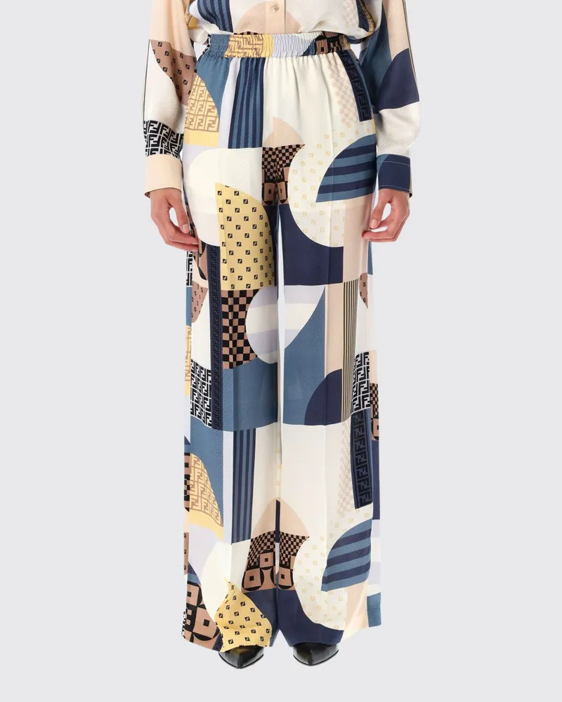 Fendi Hose damen Blau