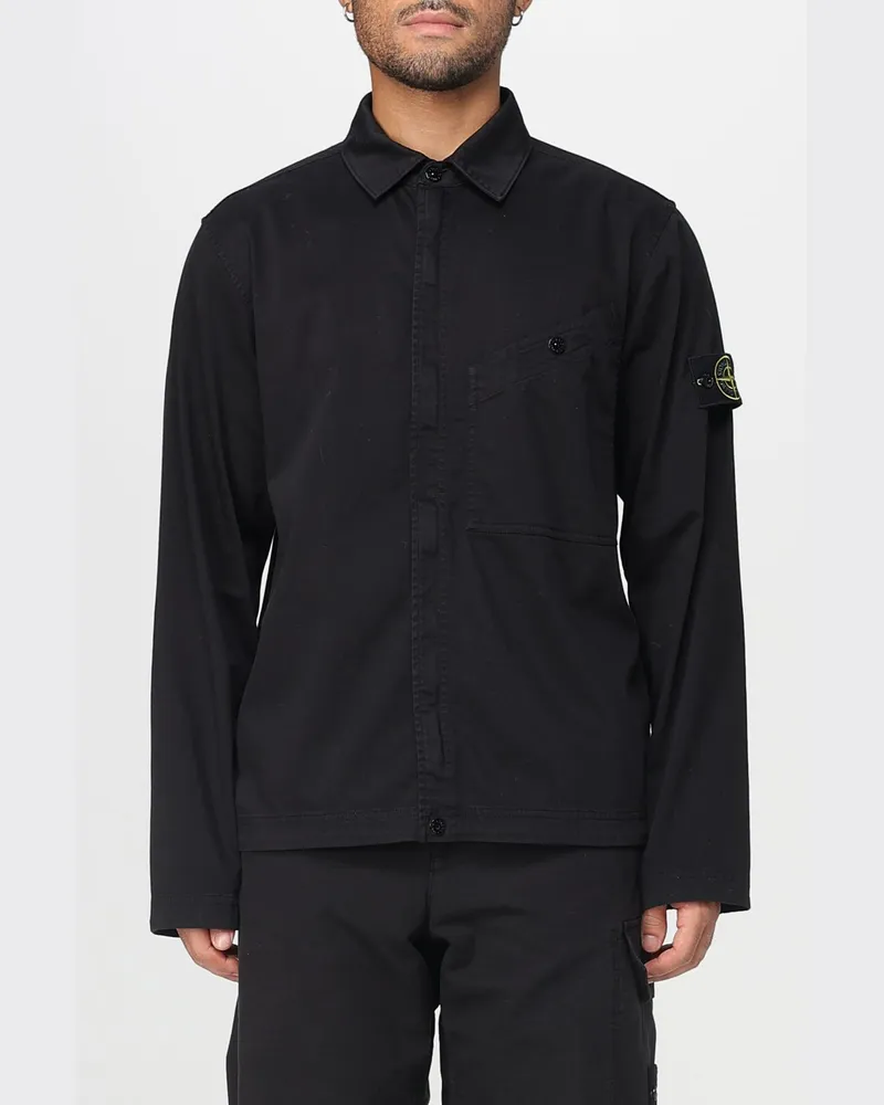 Stone Island Hemd herren Schwarz