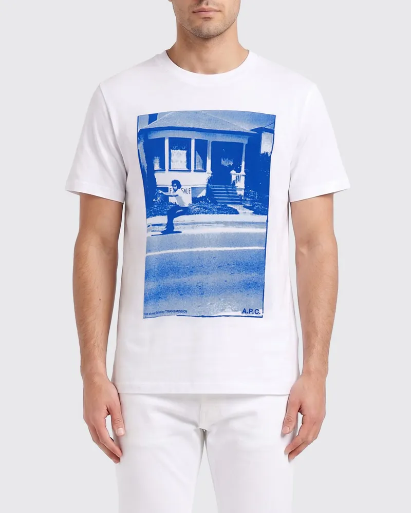 A.P.C. T-shirt herren Weiß