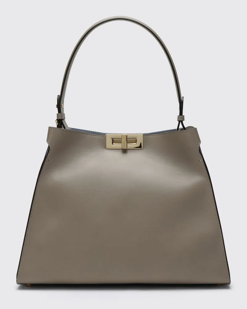 Fendi Tragetasche damen Taubengrau