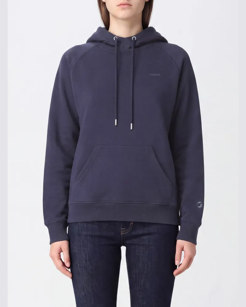 COPERNI Hoodie aus Bio-Baumwolle mit Kängurutasche Schwarz