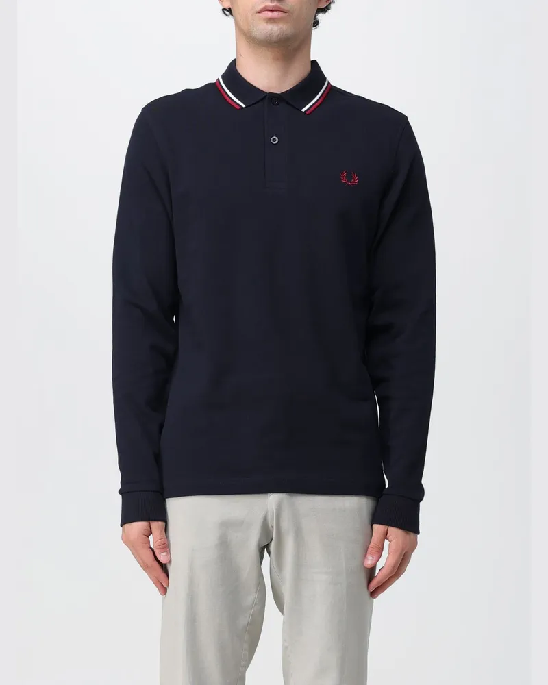 Fred Perry T-shirt herren Blau