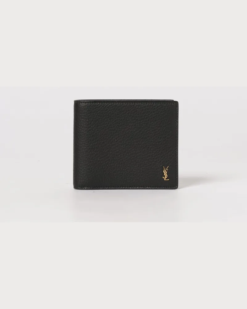 Saint Laurent Portemonnaie herren Schwarz