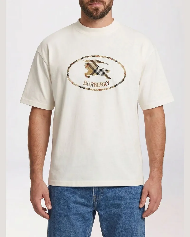Burberry T-shirt herren Weiß