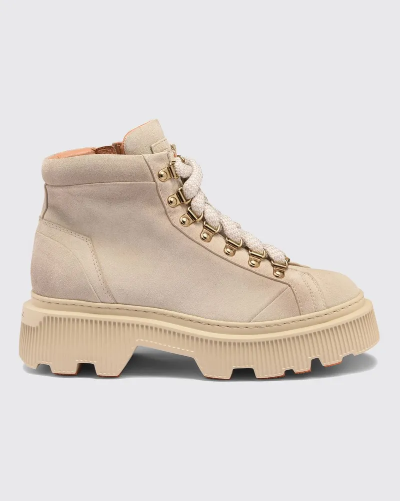 Santoni Flache stiefeletten damen Natural