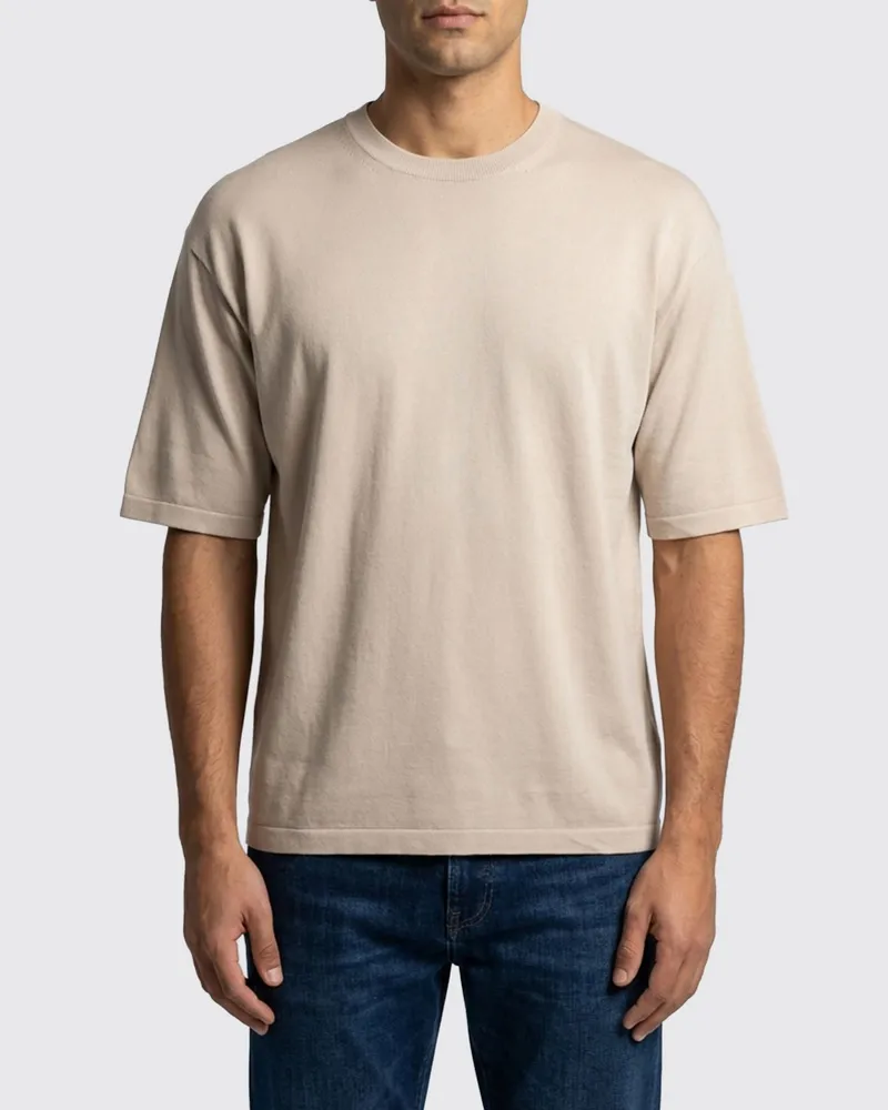Roberto Collina T-shirt herren Beige