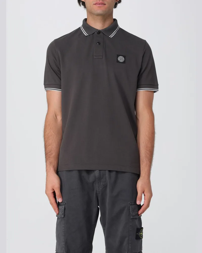 Stone Island Polo herren Grau