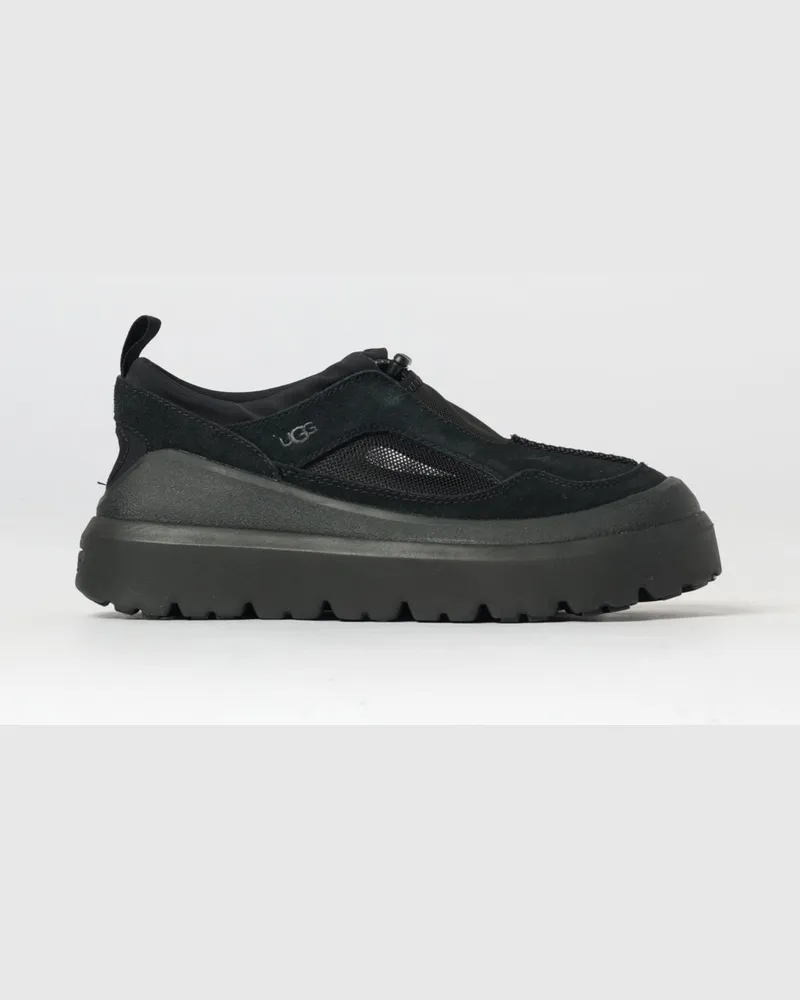 UGG Heritage Utility Axoid Sneaker aus Wildleder und Mesh Schwarz