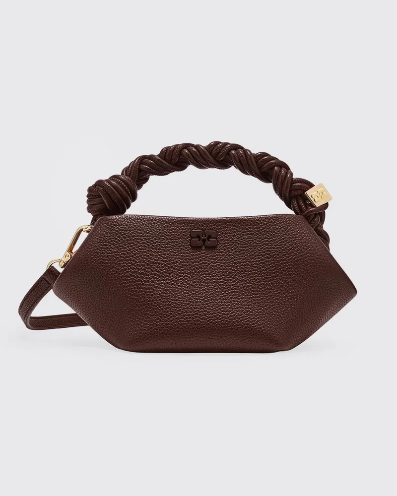 Ganni Schultertasche damen Braun