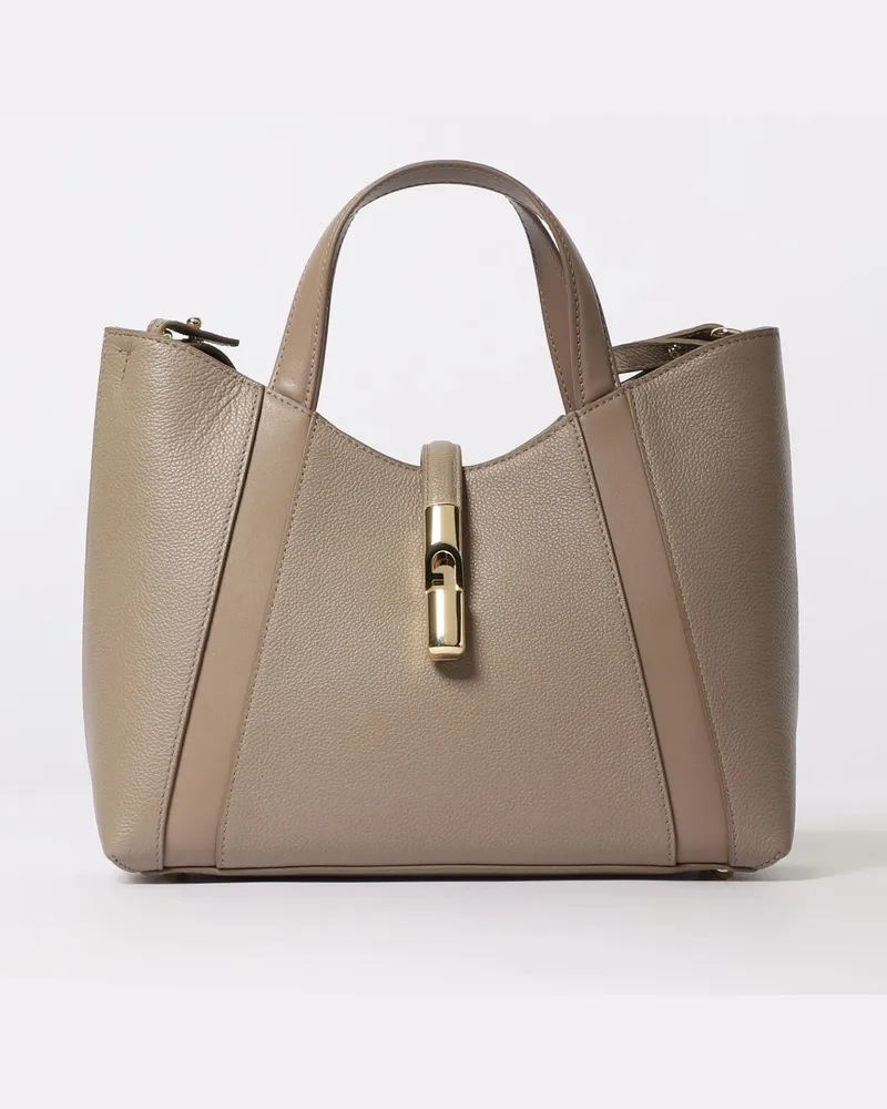 Furla Schultertasche damen Grau