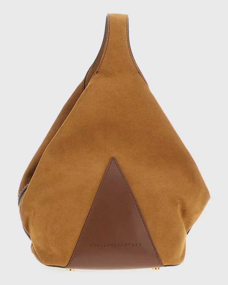 Stella McCartney Appaloosa Beuteltasche aus Polyamid mit Reißverschluss Beige