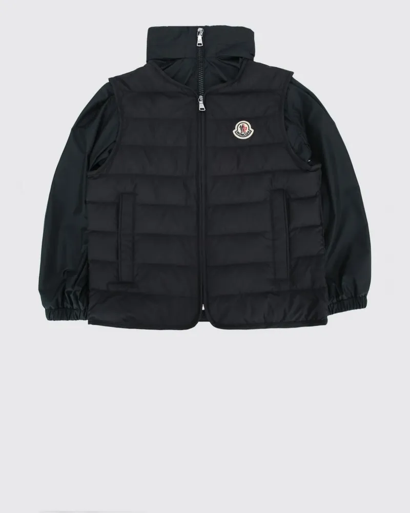 Moncler Mantel kinder Schwarz