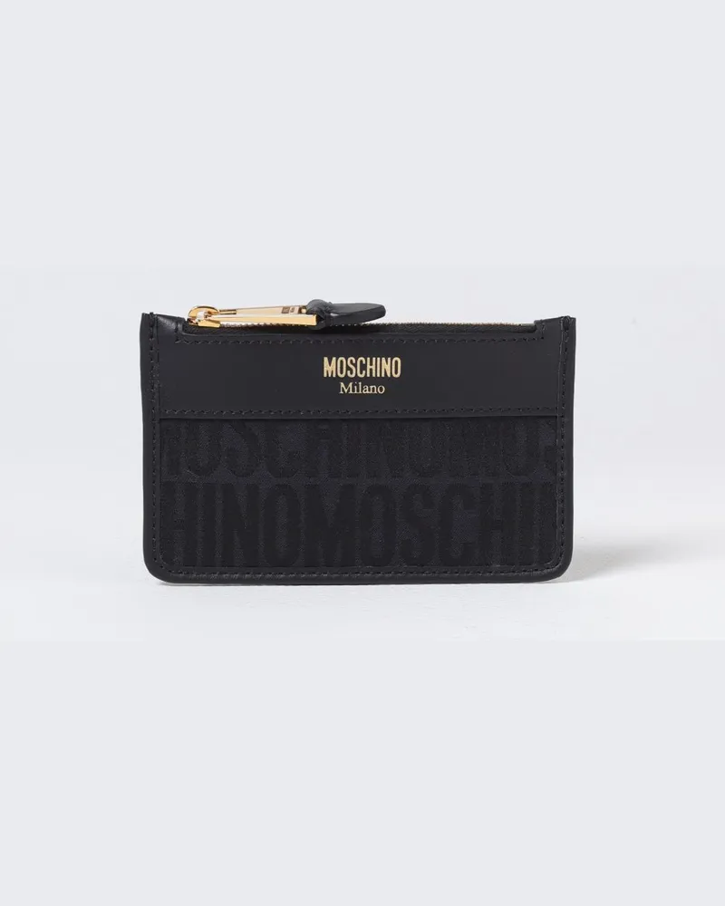 Moschino Geldbeutel damen Schwarz
