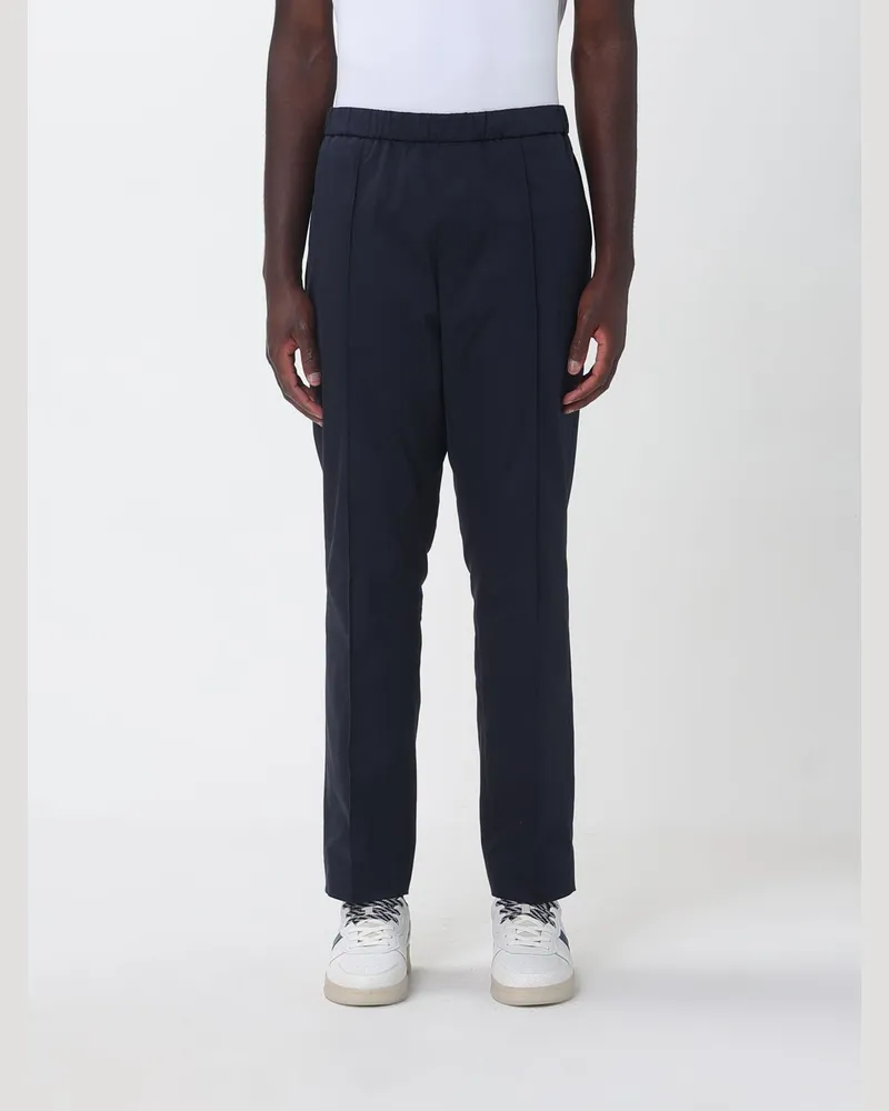 Paolo Pecora Milano Baumwoll-Jogginghose Blau