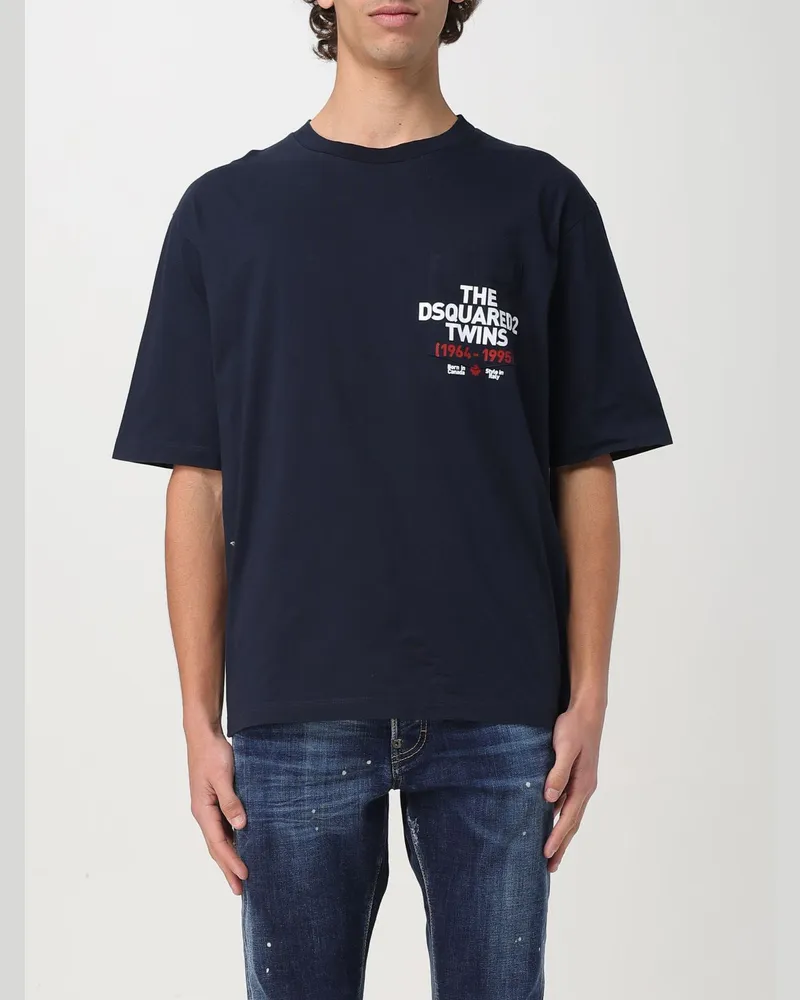 Dsquared2 T-shirt herren Blau